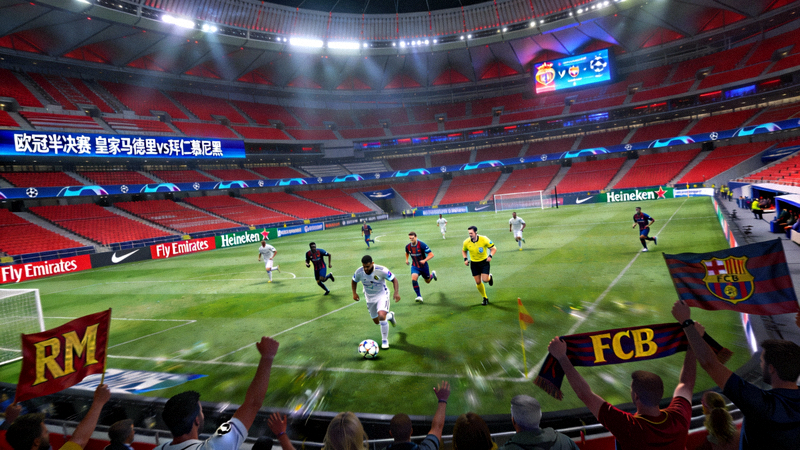 欧冠半决赛直播画面 - 皇家马德里主场迎战拜仁慕尼黑
